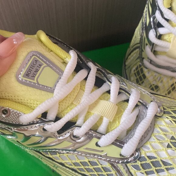 Bottega Veneta Yellow Sneakers - Orbit Collection - Picture 10 of 11